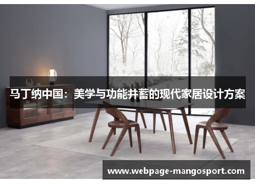 马丁纳中国:美学与功能并蓄的现代家居设计方案